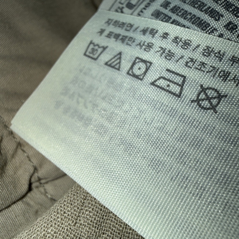 Abercrombie & Fitch Relaxed Pull On Short Size Extra Large XL New Beige 7" - Picture 8 of 9